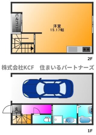 Garage諏訪野の物件間取画像